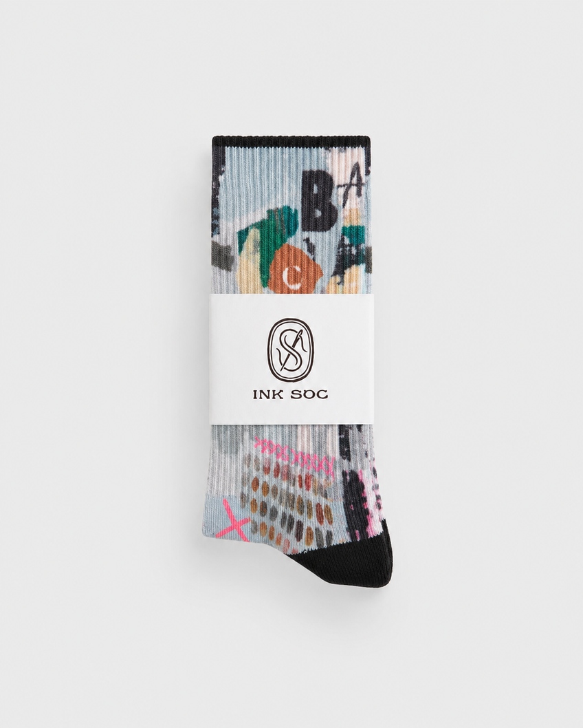 Atelier Notes Everyday Socks — Sage Blush