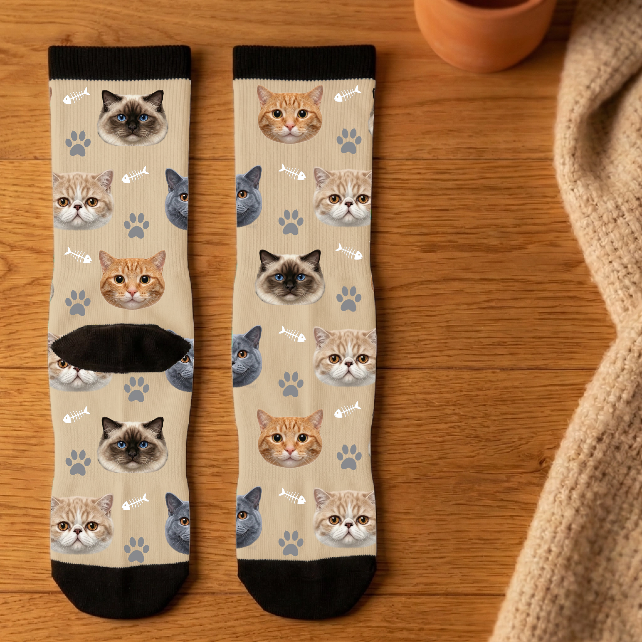 Custom Cat Socks