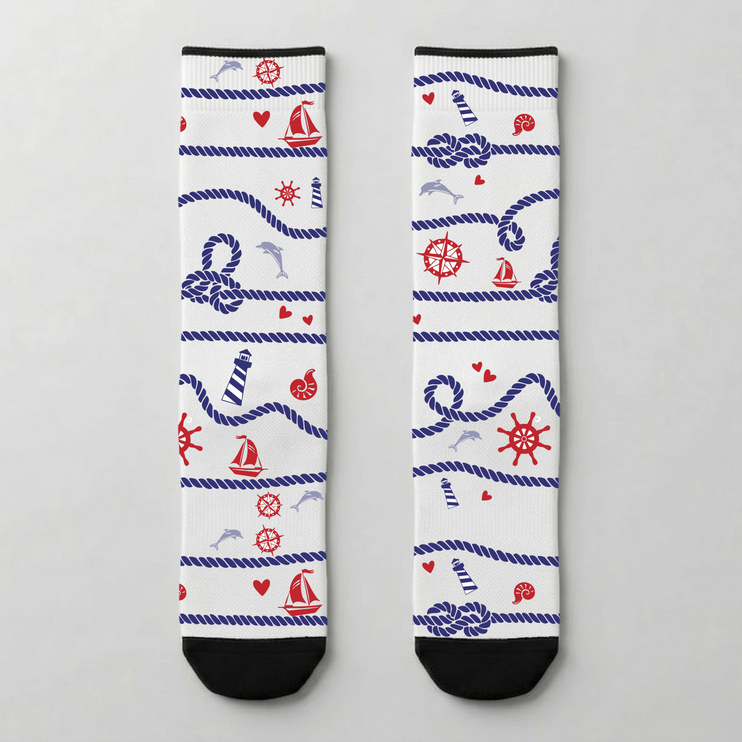Custom Nautical Series Socks