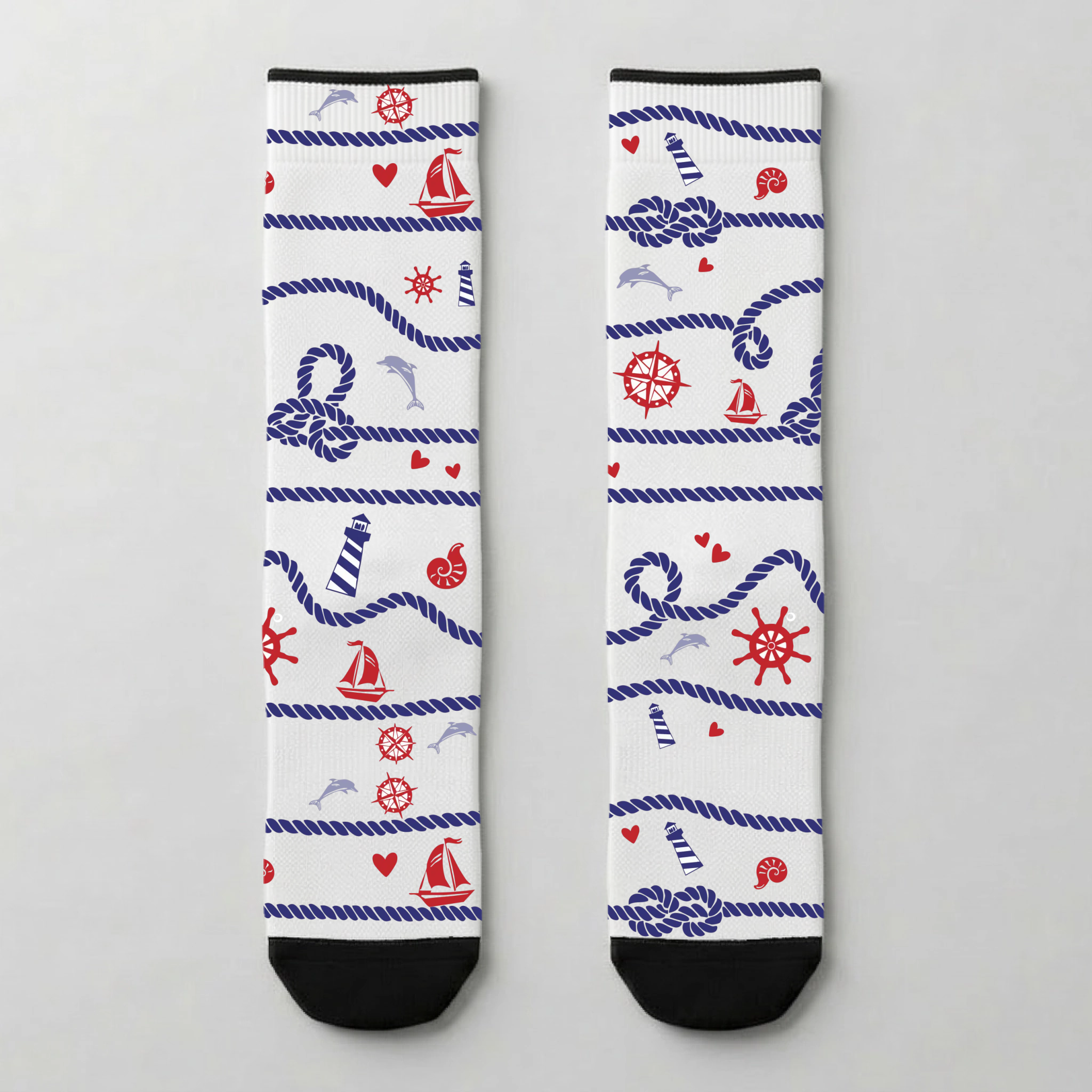 Custom Nautical Series Socks