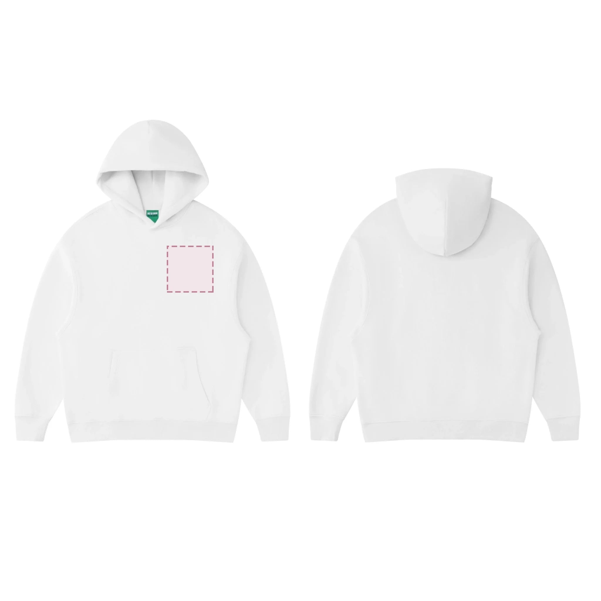 White_Essential Hoodie