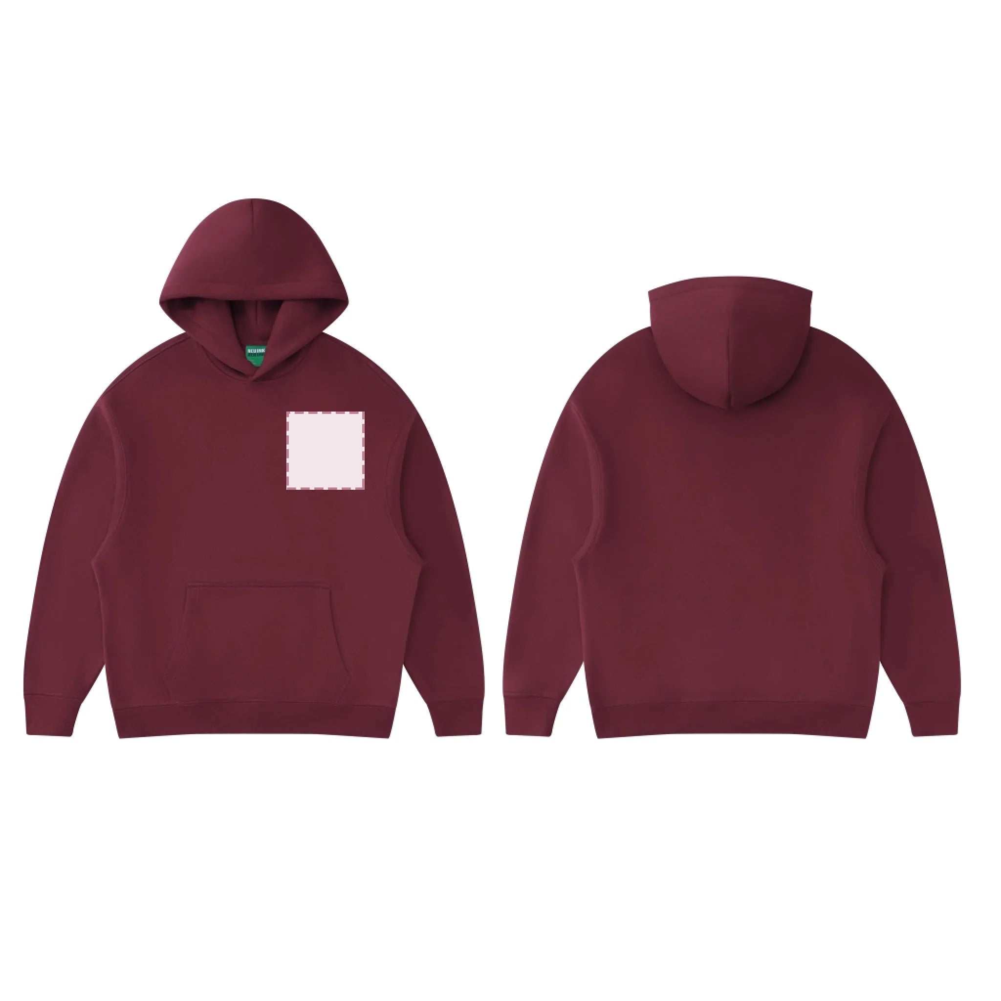 Wine Red_Essential Hoodie