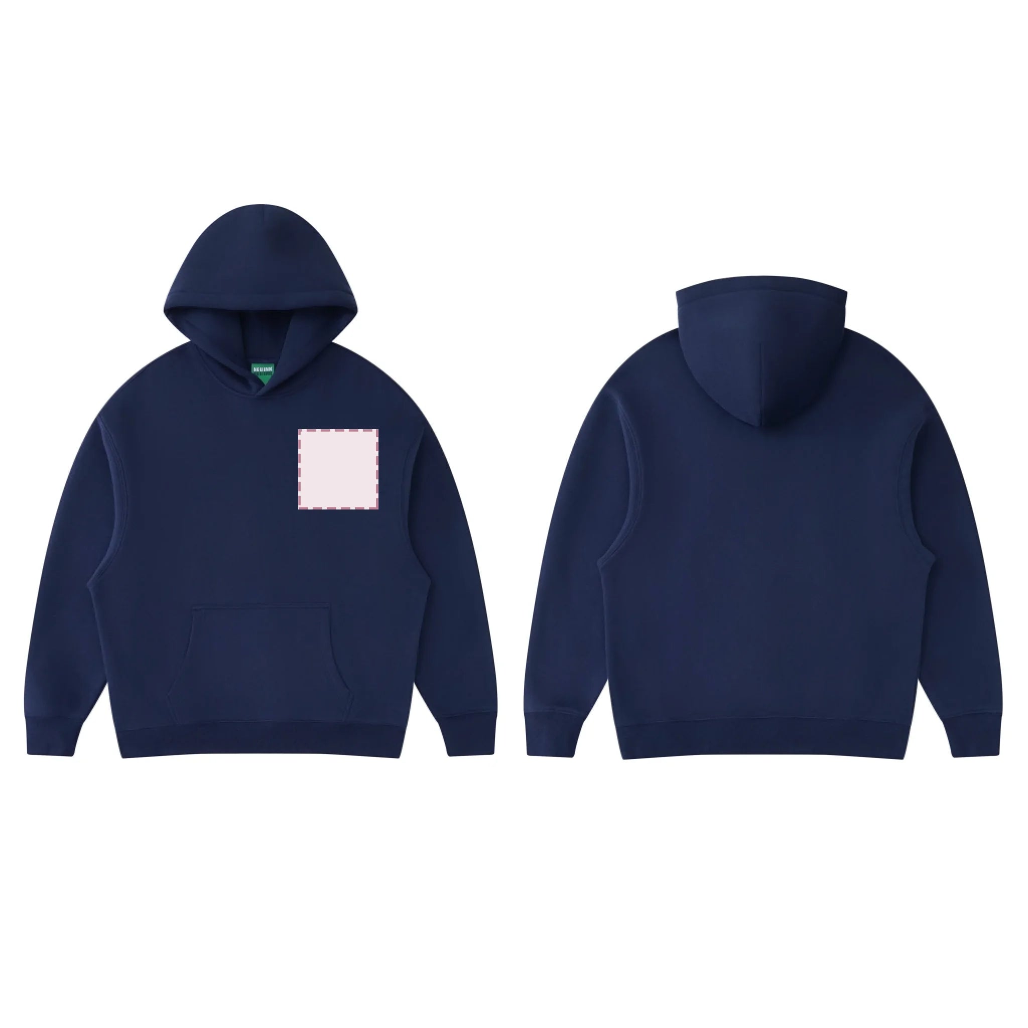 Navy_Essential Hoodie