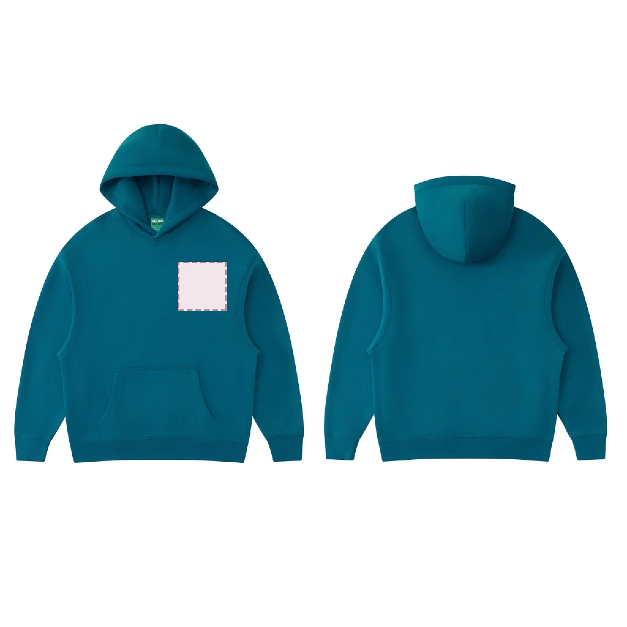 Cyan_Essential Hoodie