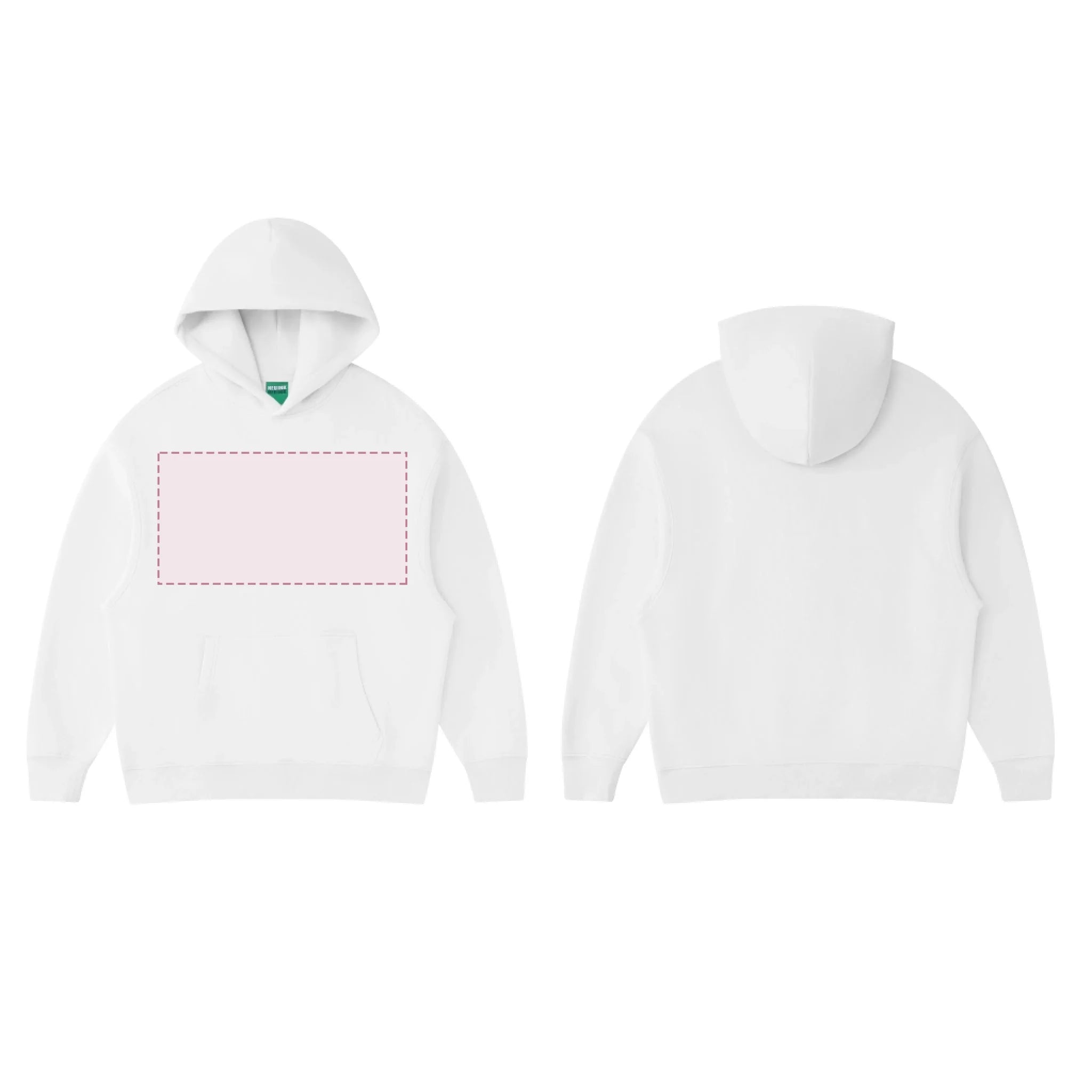 White_Essential Hoodie