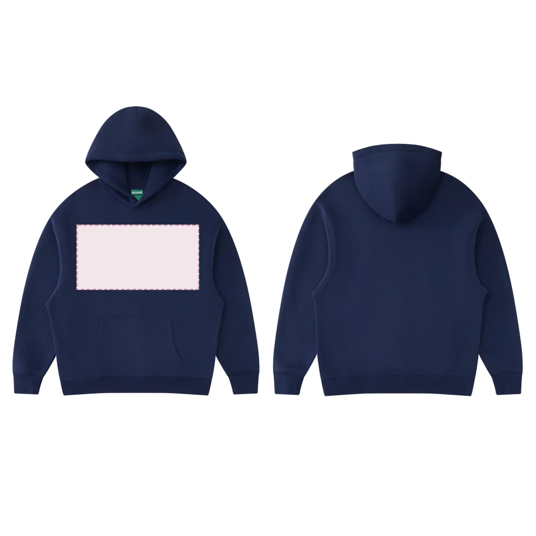 Navy_Essential Hoodie