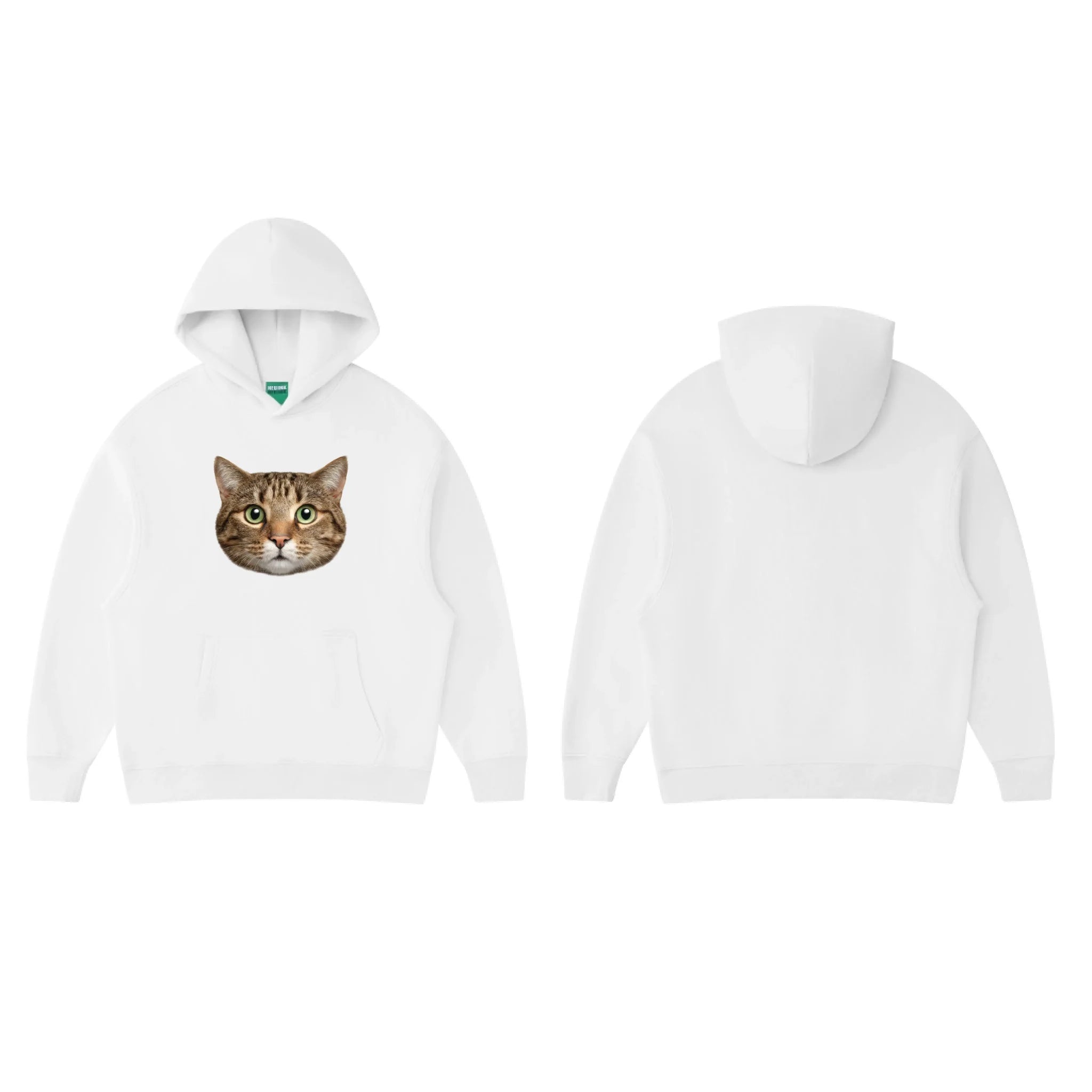 White_Essential Hoodie