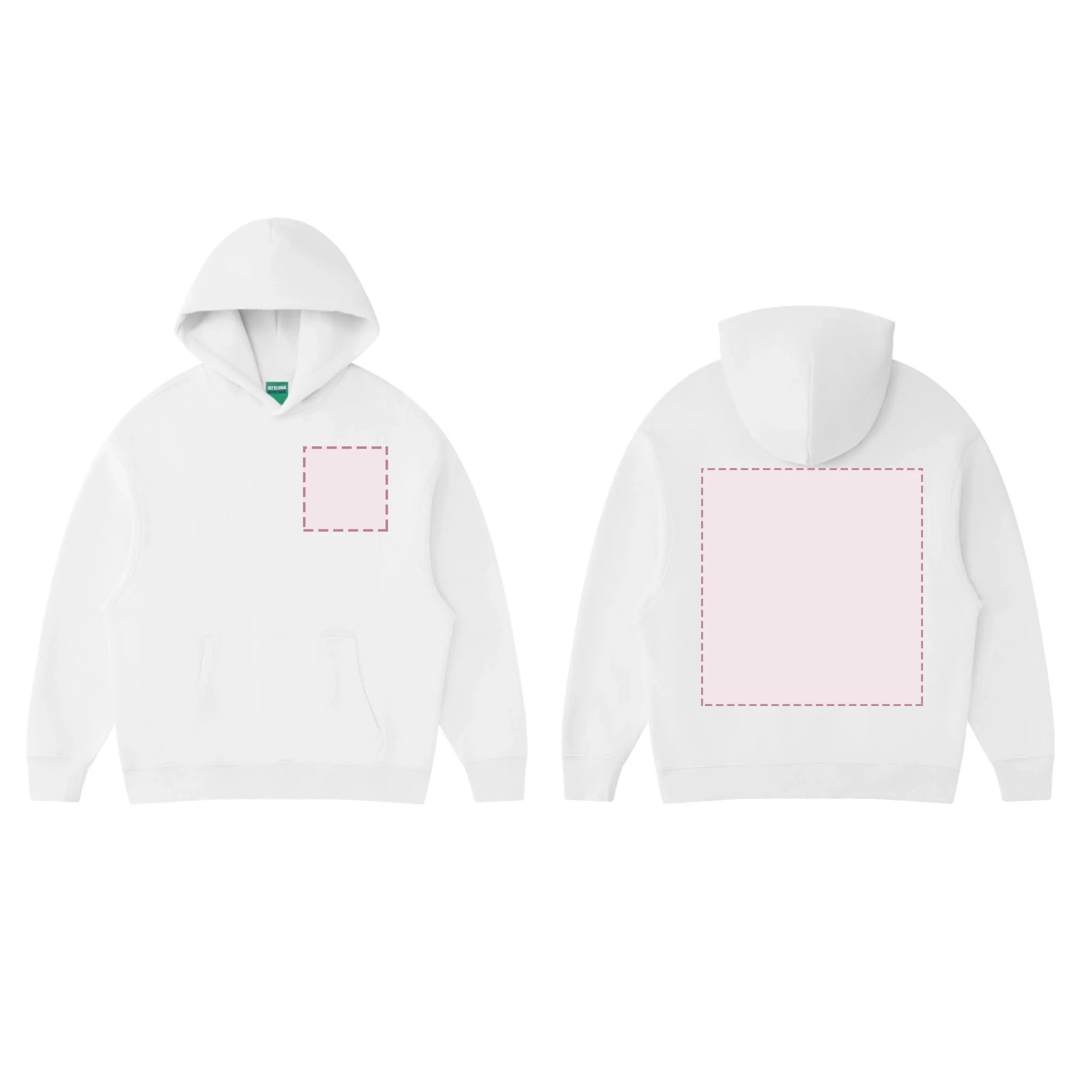 White_Essential Hoodie