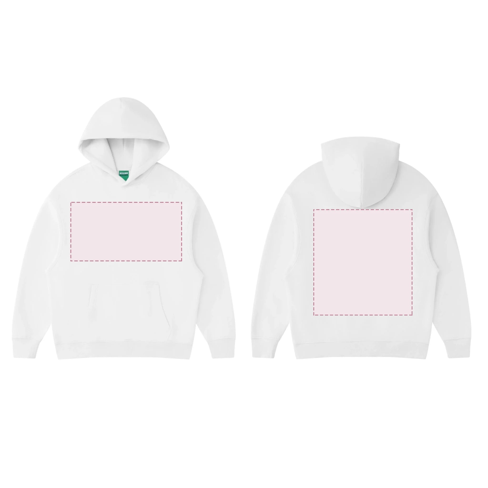 White_Essential Hoodie