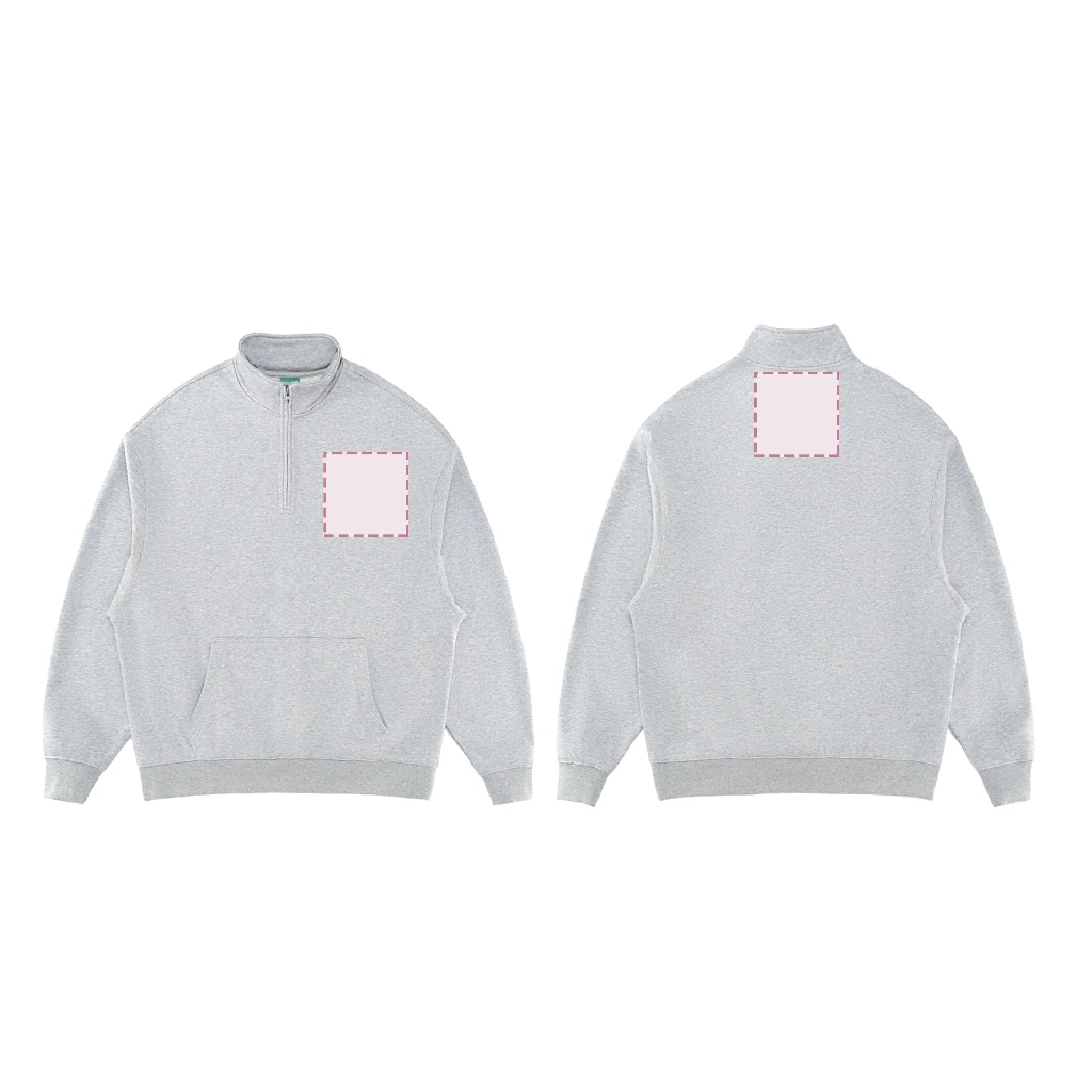 Sports Grey_Essential Halfzip sweats