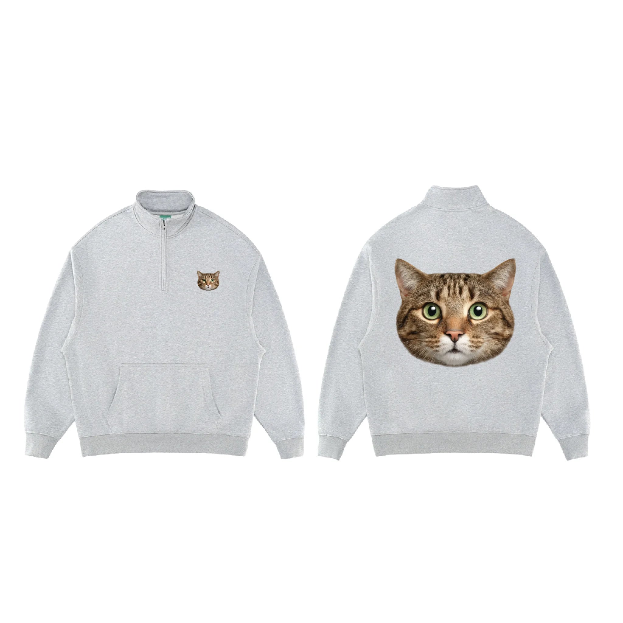 Sports Grey_Essential Halfzip sweats