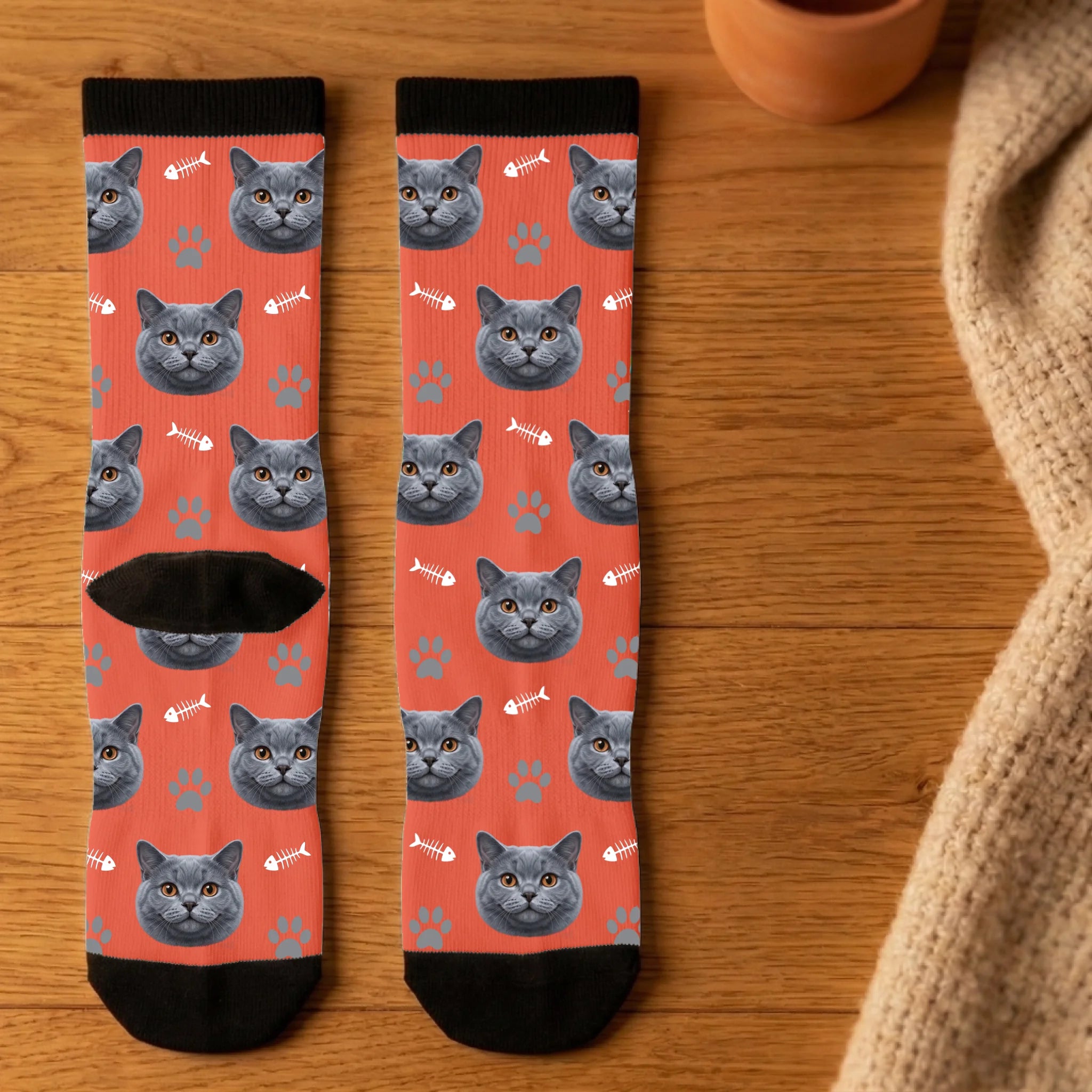 Custom Cat Socks