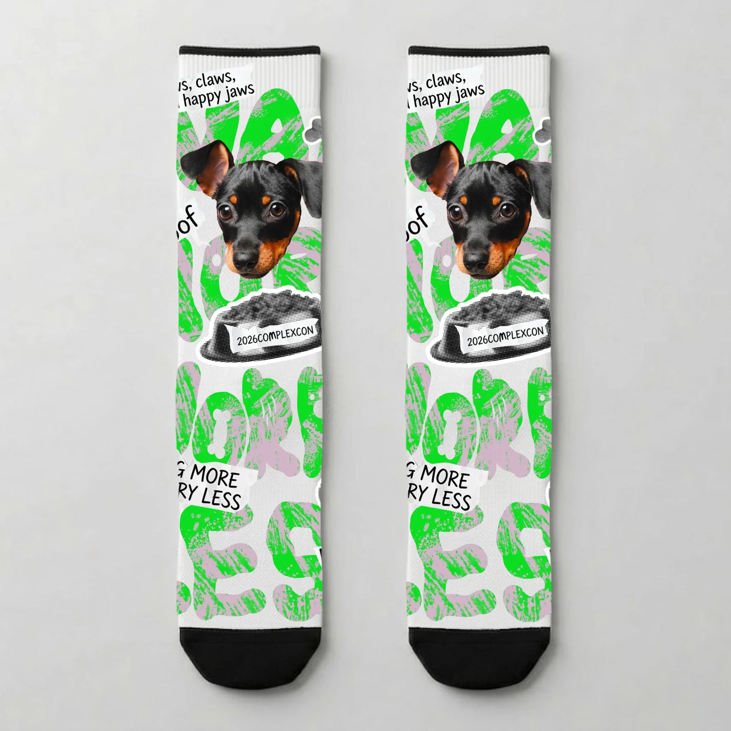ComplexCon Custom Wag More Socks