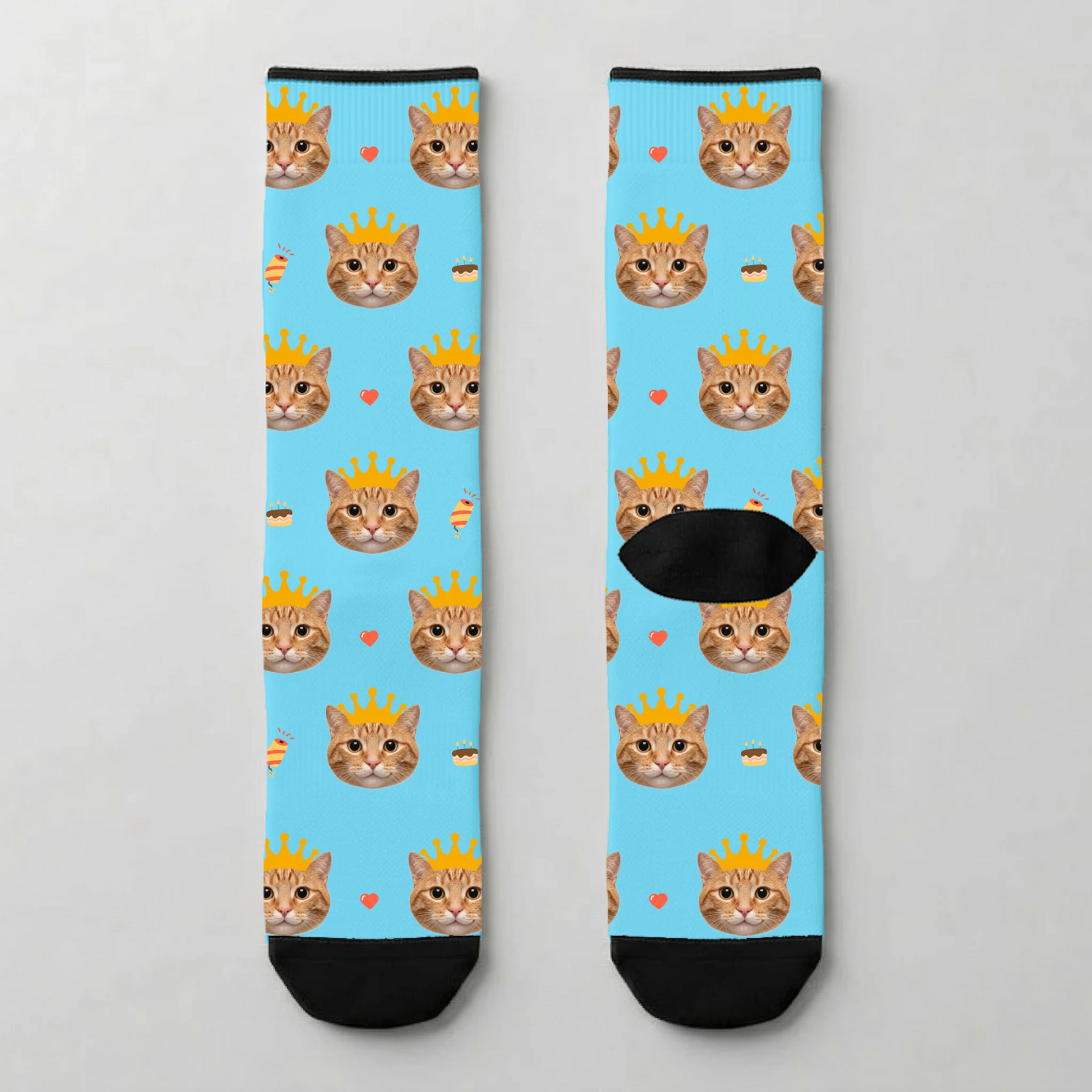 Custom Birthday Crown Socks