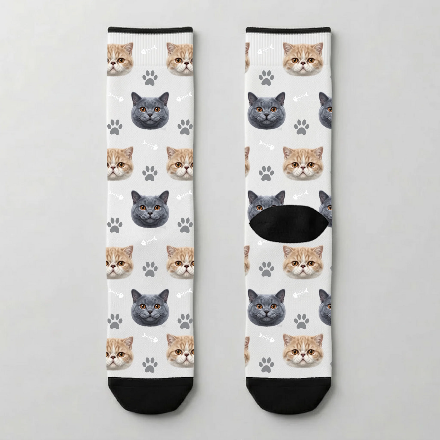 Custom Cat Socks