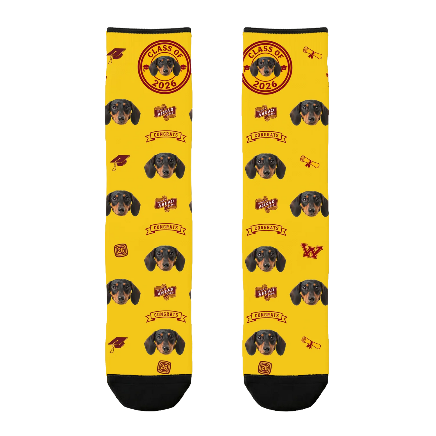 Custom Class of 2026 Socks
