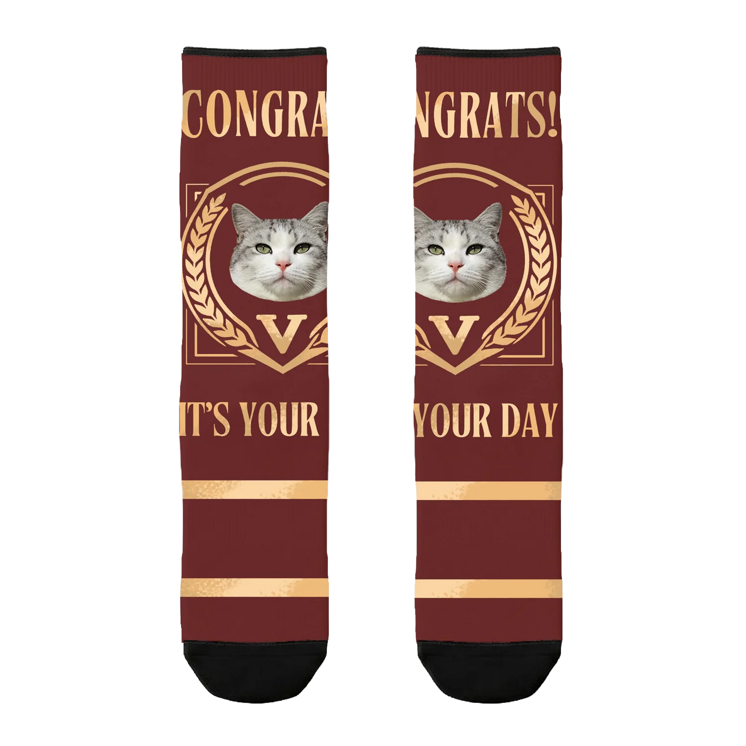 Custom Congrats Socks