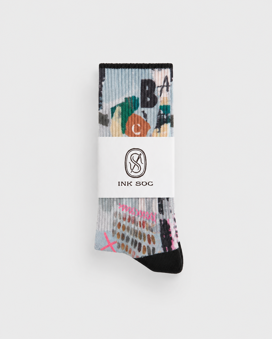 Atelier Notes Everyday Socks — Sage Blush