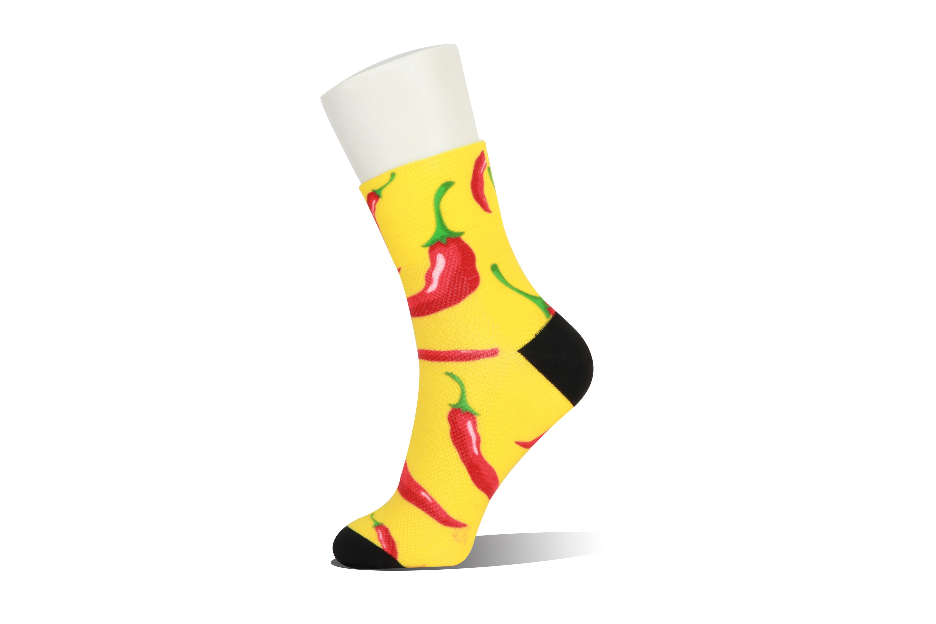 Chili Peppers Printed Bike Socks