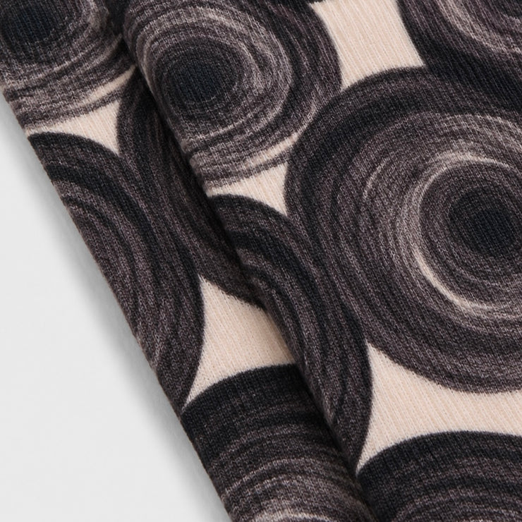 Echo Rings Everyday Socks — Ink Ivory