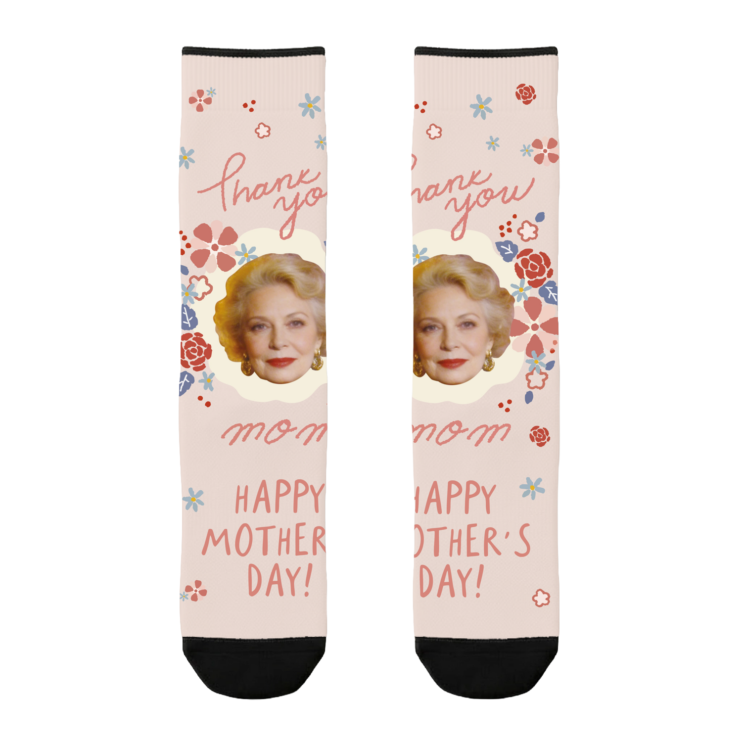 Custom Flower Mom Socks