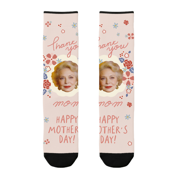 Custom Flower Mom Socks