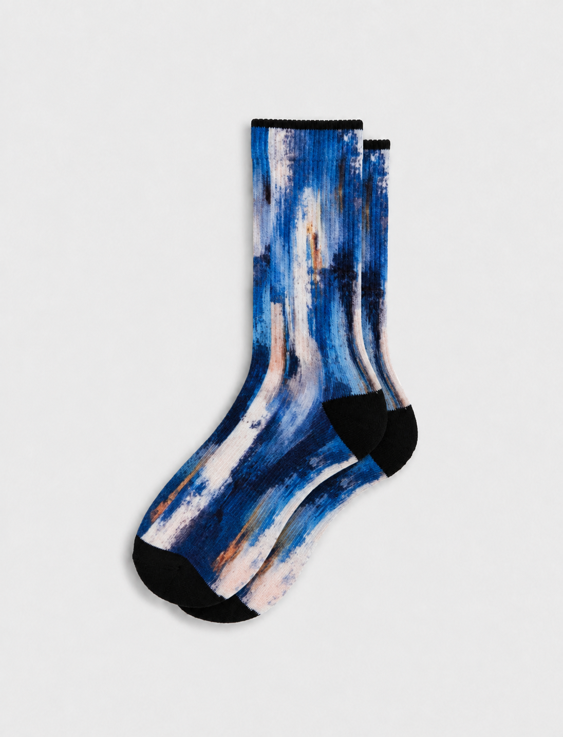 Indigo Drift Everyday Socks — Cobalt Mist