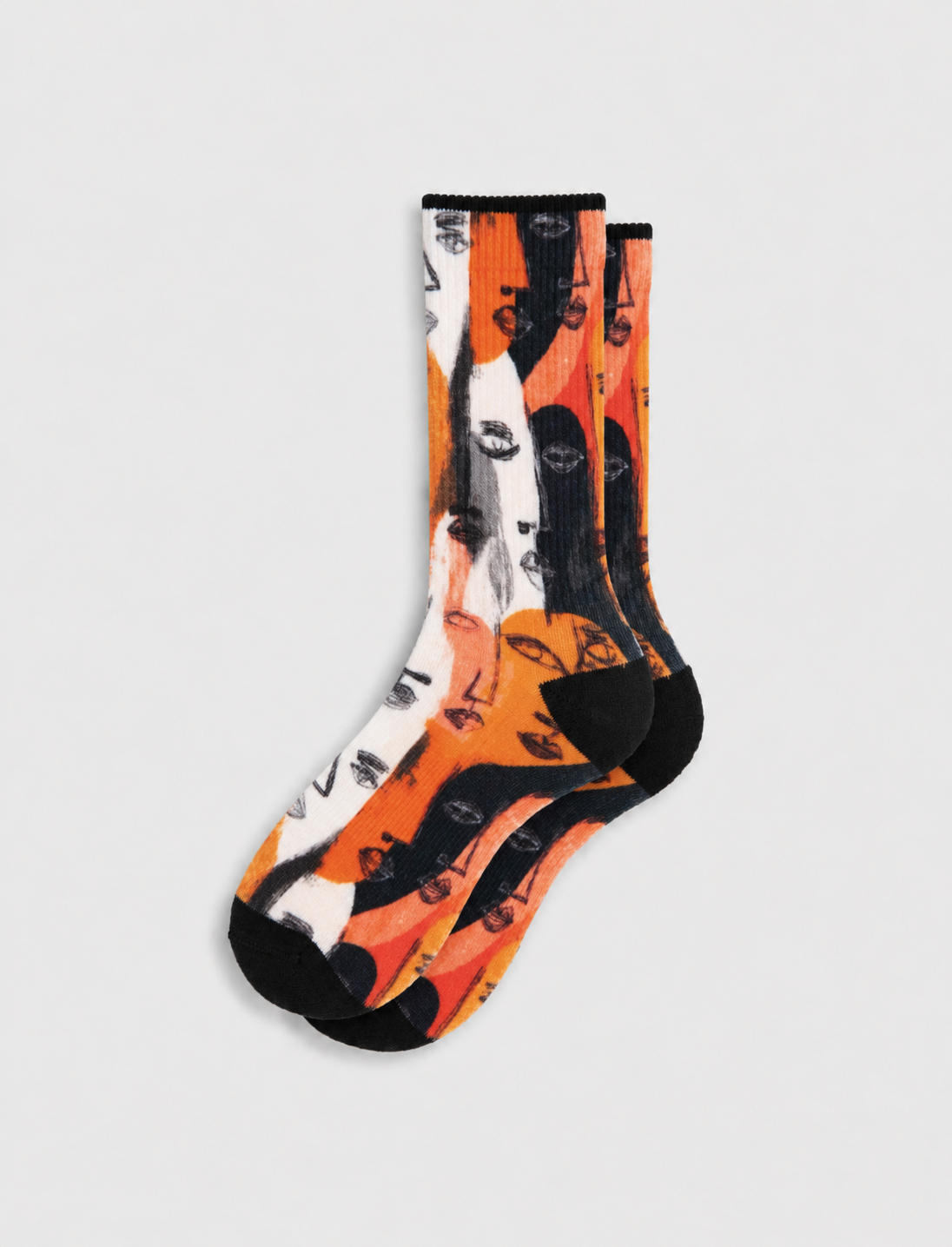 Line Muse Everyday Socks — Amber Noir