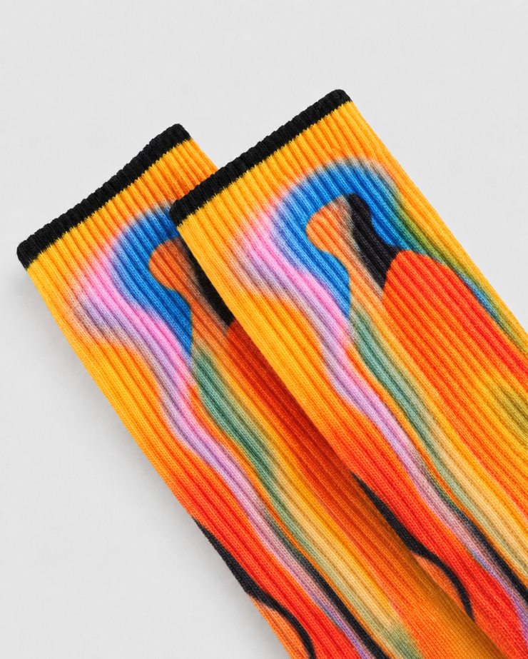 Liquid Mirage Everyday Socks — Solar Melt