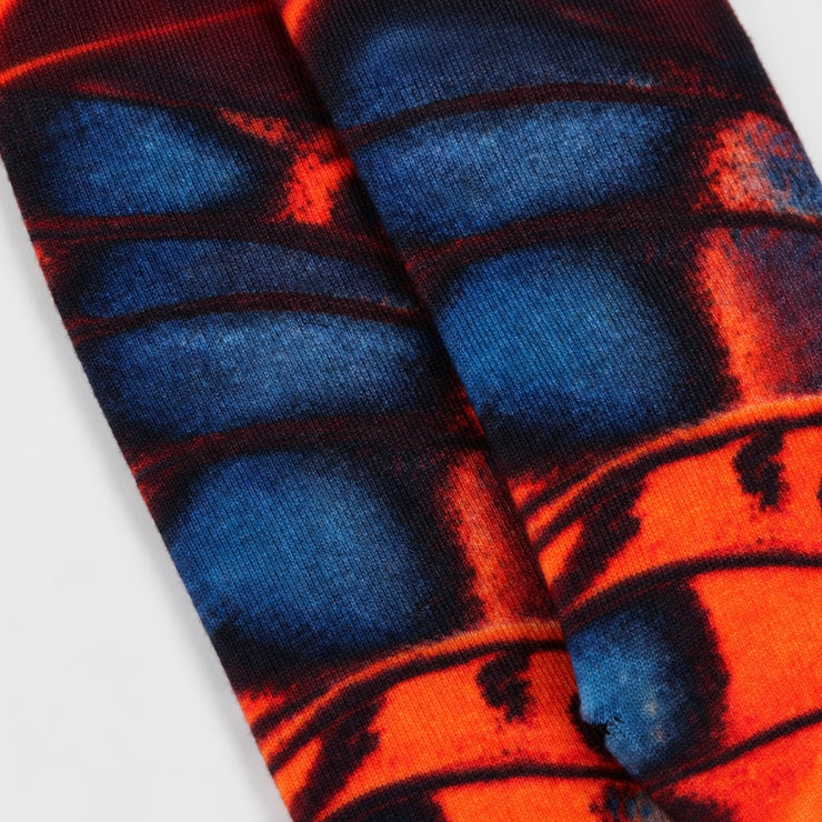 Monarch Wing Everyday Socks — Amber Blue
