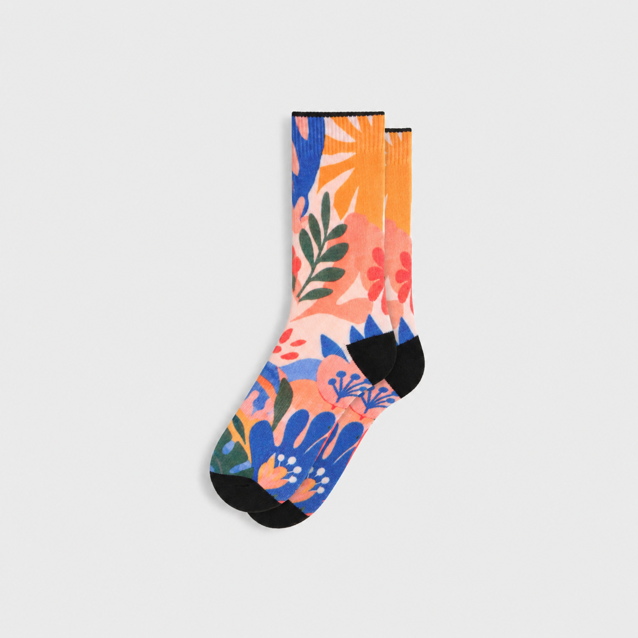 Heritage Tile Everyday Socks — Indigo Terra