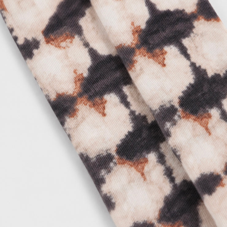Soft Ikat Everyday Socks — Cocoa Smoke