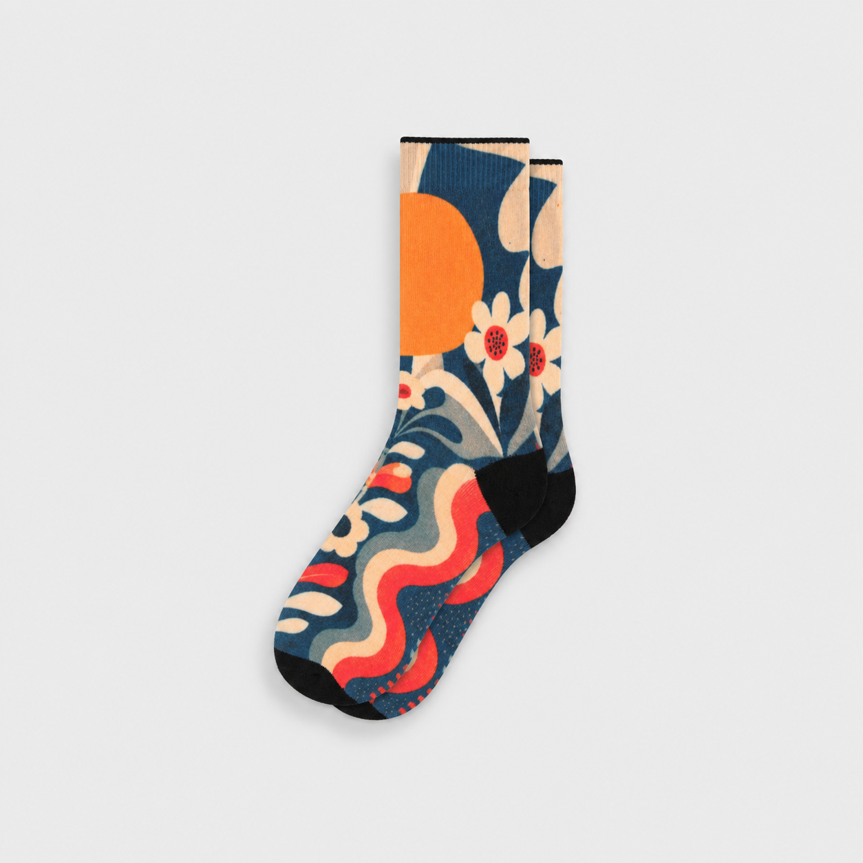 Solar Folk Everyday Socks — Golden Clay