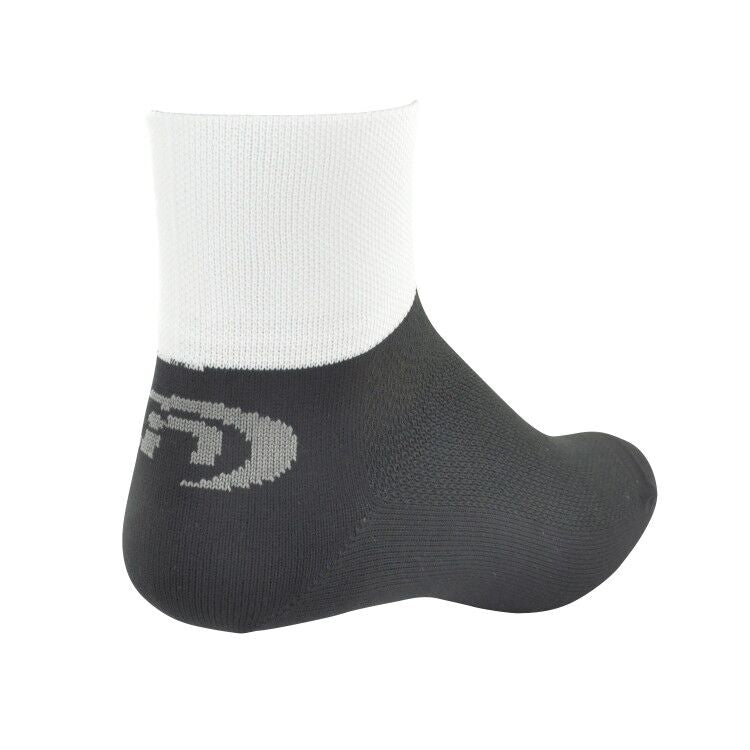 Customize your own pair of bike socks for your next ride!  Our bike socks is knitted with a super-fine Coolmax Core Spun yarn, and features a seamless toe, arch support, and reinforced heel and toe.