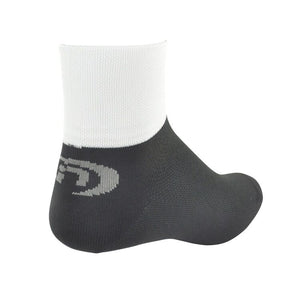 Customize your own pair of bike socks for your next ride!  Our bike socks is knitted with a super-fine Coolmax Core Spun yarn, and features a seamless toe, arch support, and reinforced heel and toe.