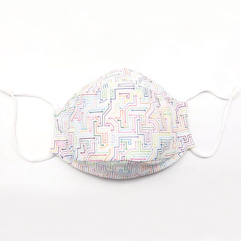 1 washable mask shell comes with 3 replaceable N95 comparable filters One N95 comparable filter may be used for 3-4 days; dispose of after each use Tight-knit polyester outer layer with anti-microbial treatment Inner cotton layer to keep skin dry and comfortable Fits your face with enough volume to breathe Flexible wire nose strip Comfortable, adjustable ear loop straps Protects the wearer from airborne and liquid particles