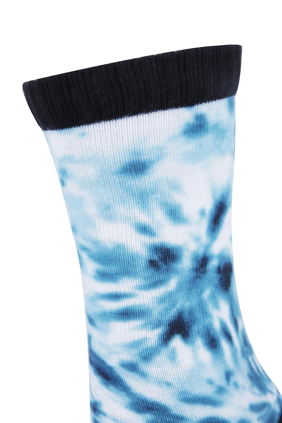 Blue Shibori Printed Sock