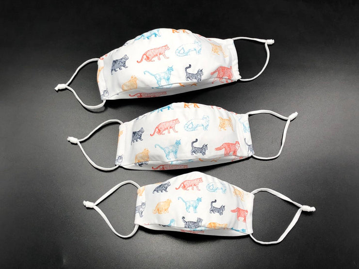 1 washable mask shell comes with 3 replaceable N95 comparable filters One N95 comparable filter may be used for 3-4 days; dispose of after each use Tight-knit polyester outer layer with anti-microbial treatment Inner cotton layer to keep skin dry and comfortable Fits your face with enough volume to breathe Flexible wire nose strip Comfortable, adjustable ear loop straps Protects the wearer from airborne and liquid particles