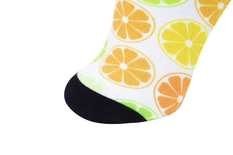 Citrus Printed Sock