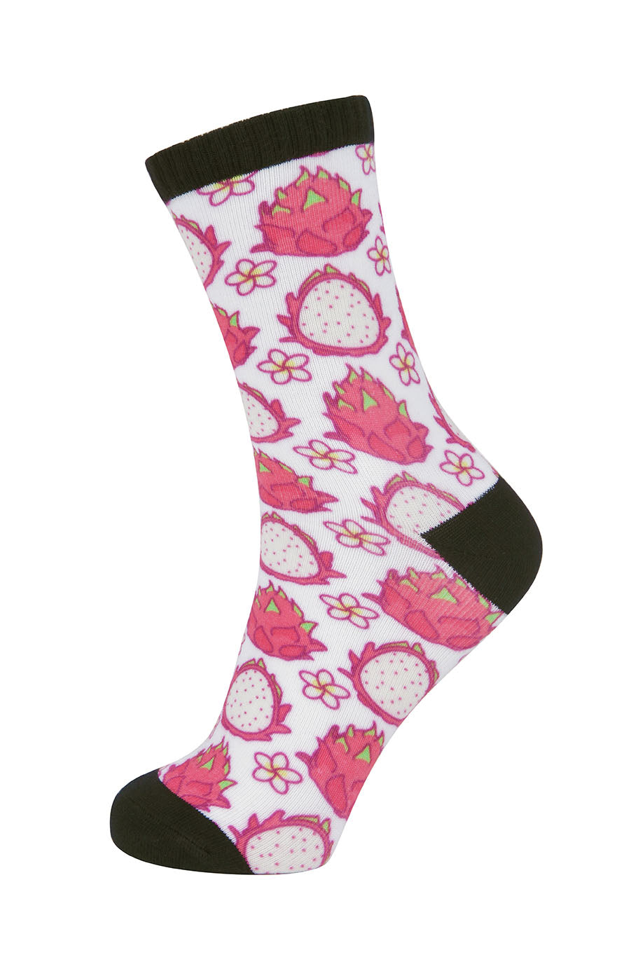 Dragon Fruit Printed Sock