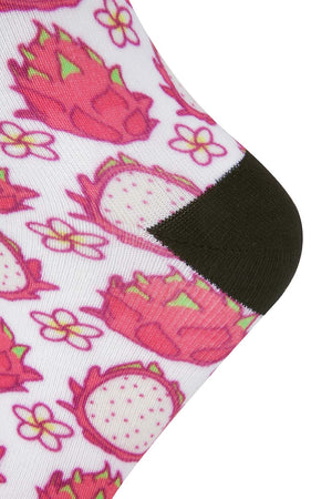 Dragon Fruit Printed Sock