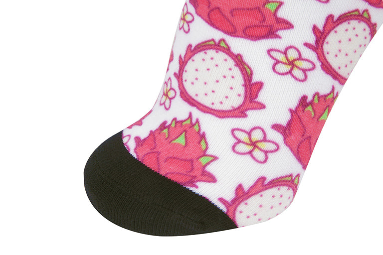 Dragon Fruit Printed Sock