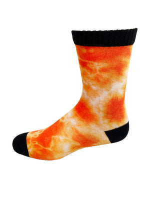 Open image in slideshow, Fire Tie Dye Printed Sock
