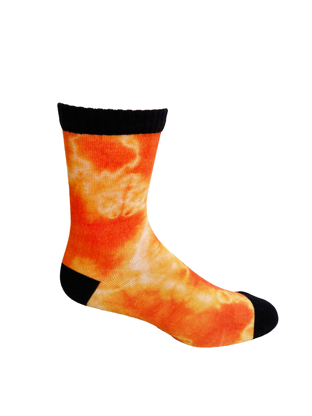 Fire Tie Dye Printed Sock