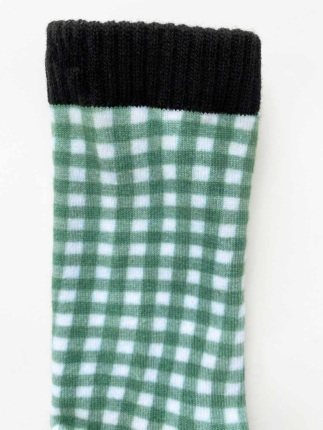 Gingham Printed Sock (2 Colors)