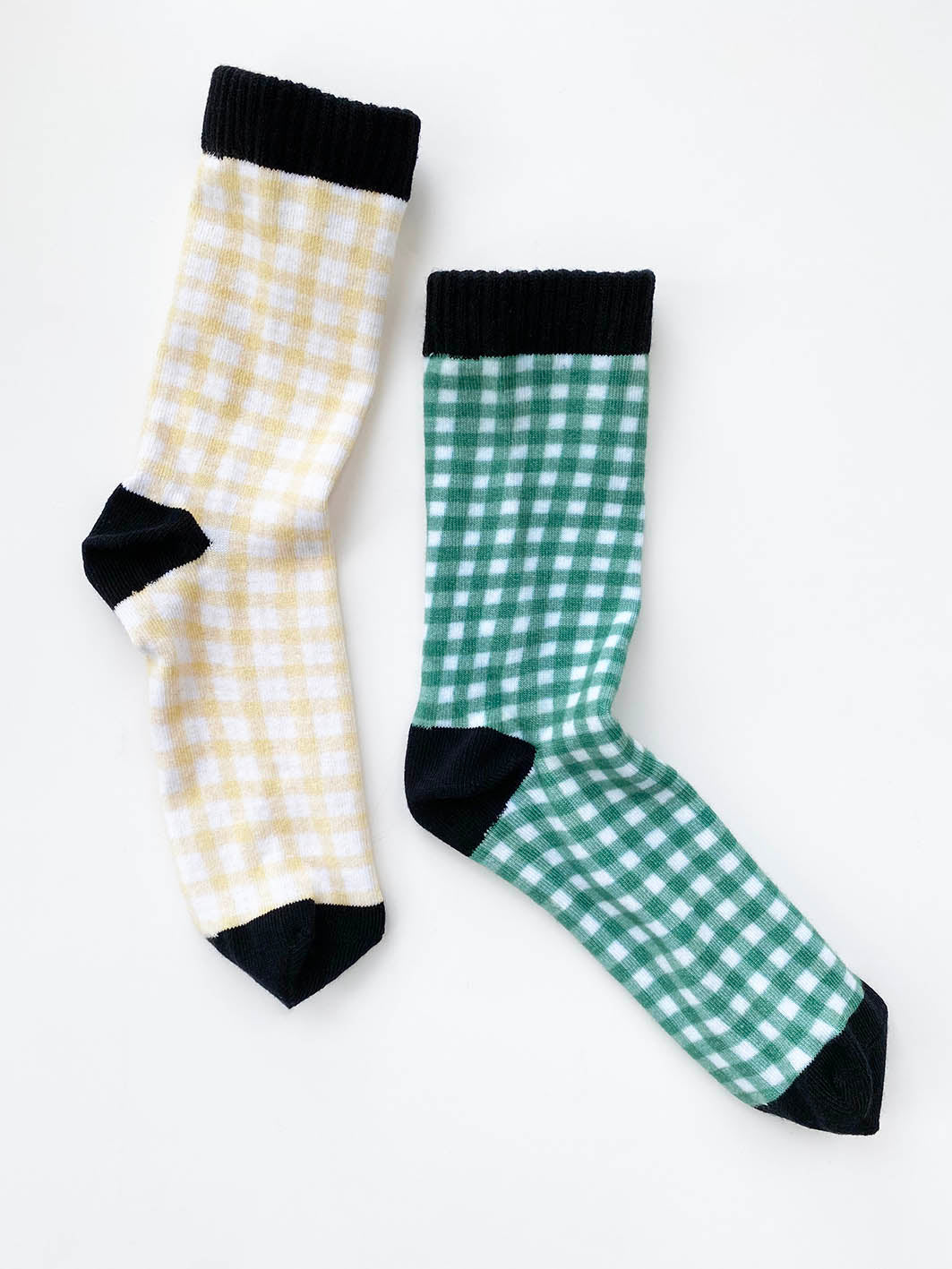 Gingham Printed Sock (2 Colors)