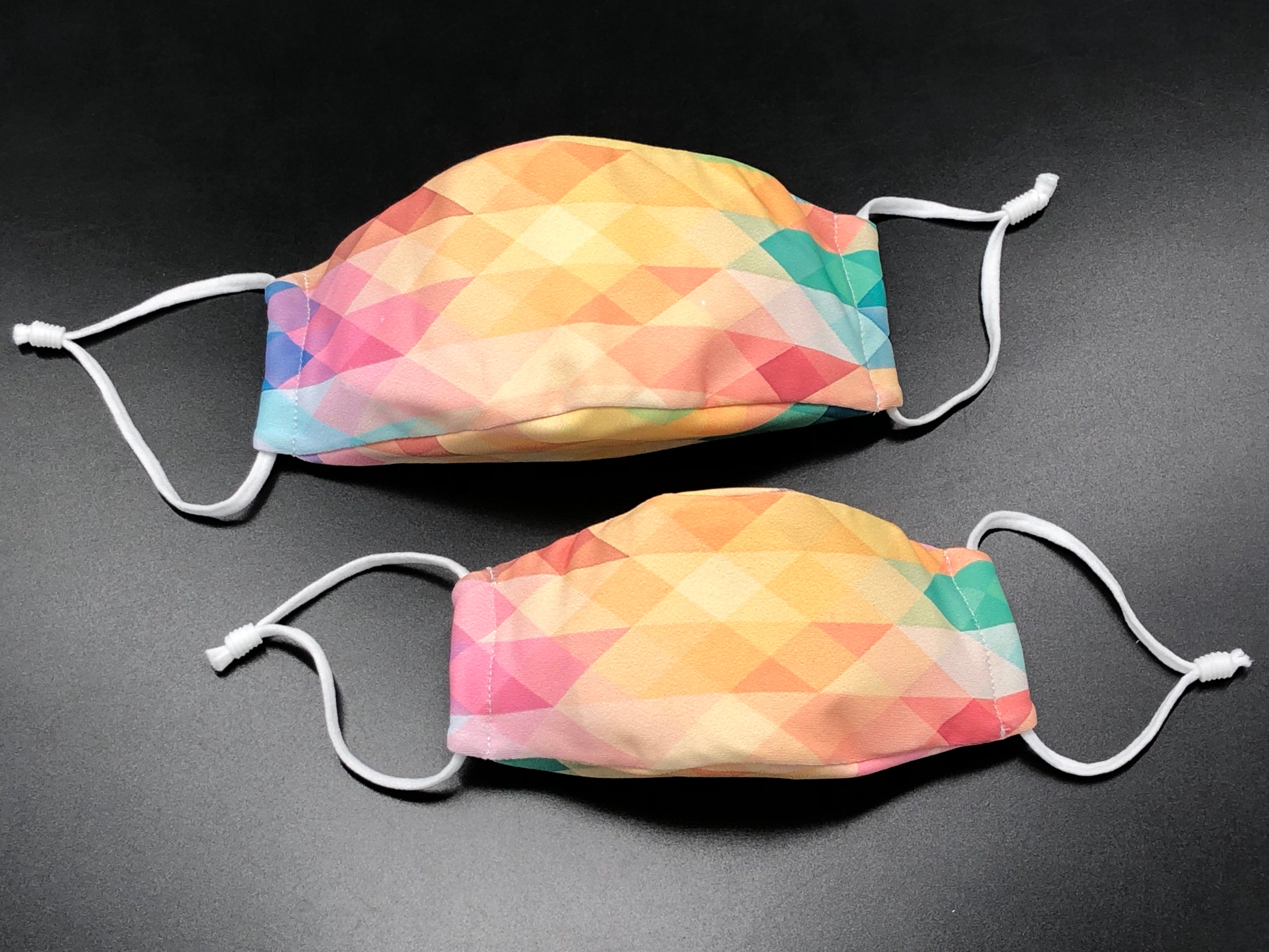 1 washable mask shell comes with 3 replaceable N95 comparable filters One N95 comparable filter may be used for 3-4 days; dispose of after each use Tight-knit polyester outer layer with anti-microbial treatment Inner cotton layer to keep skin dry and comfortable Fits your face with enough volume to breathe Flexible wire nose strip Comfortable, adjustable ear loop straps Protects the wearer from airborne and liquid particles