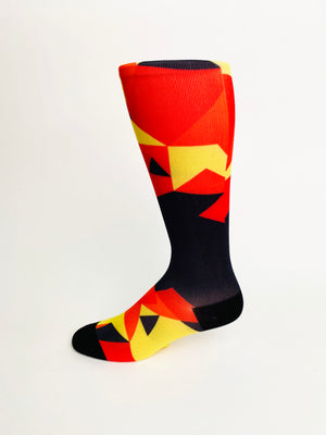 Open image in slideshow, Maple Leaves Printed Bike Sock
