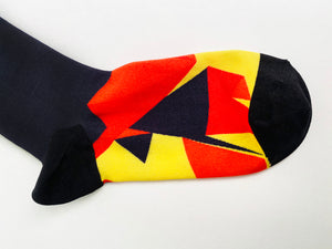 Maple Leaves Printed Bike Sock