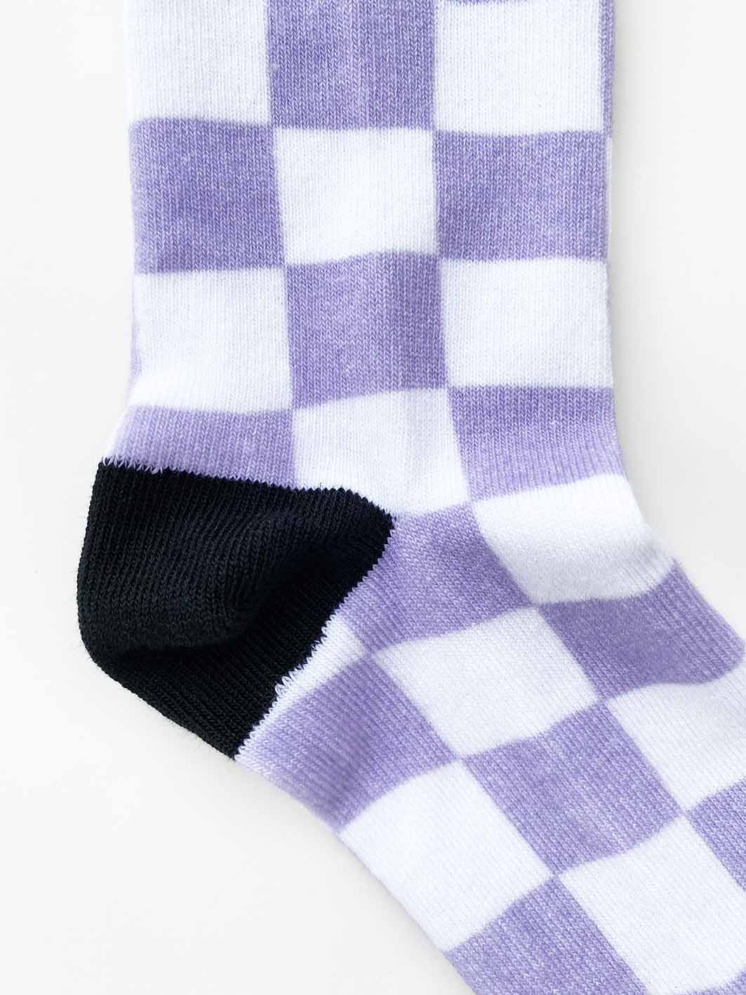 Checkers Printed Sock (2 Colors)